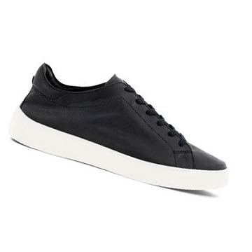 Men's Ecco Street Tray Retro 2.0 Sneakers Black | USA 666VRW